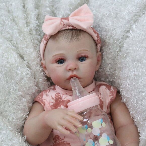 Charex Lifelike Reborn Baby Dolls - 18 Inch Realistic Baby Doll Weighted Newbor - Picture 2 of 15
